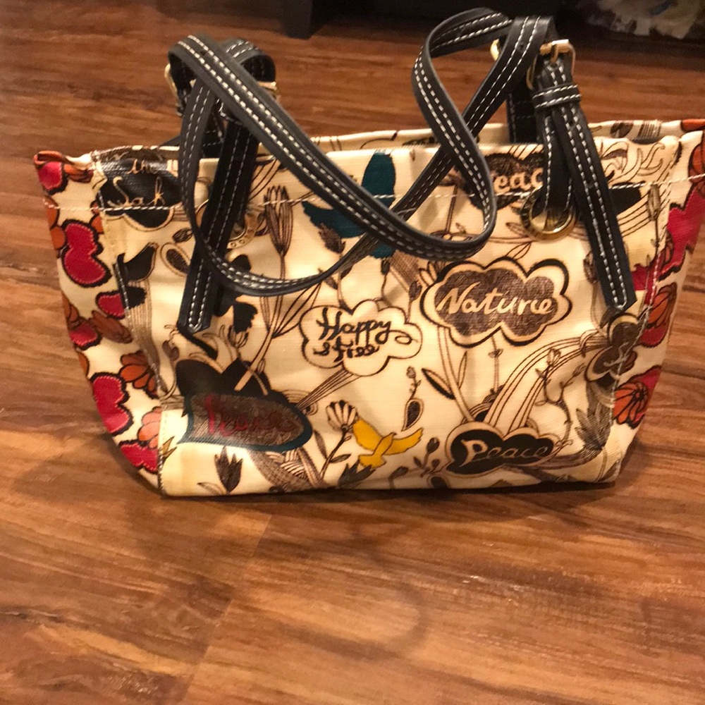 Sak Roots Peace Print Handbag - Picture 2 of 4